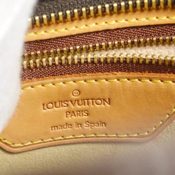 Authentic Louis Vuitton Shoulder Bag Luco Monogram Used LV Handbag Vintage​​ - Picture 8 of 11